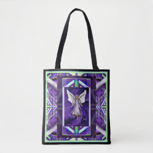 Purple Soul Scarf Tote Bag