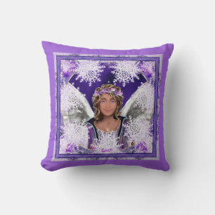 Purple Soul Throw Pillow