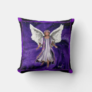 Purple Soul Throw Pillow