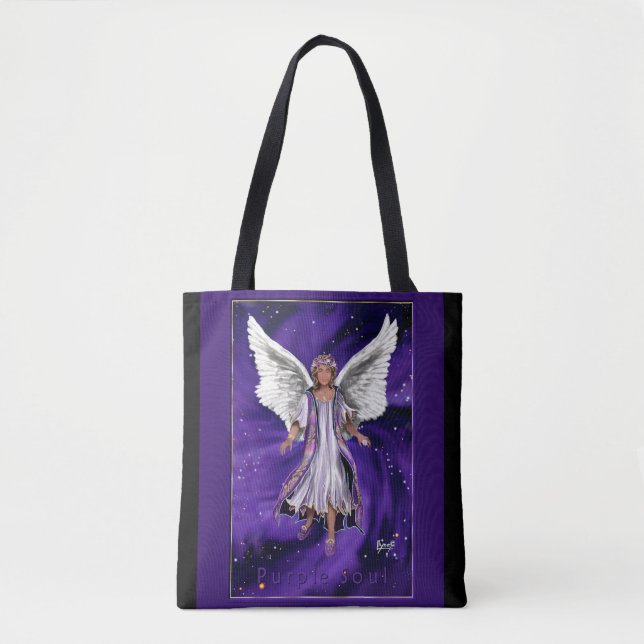 Purple Soul Tote Bag (Front)