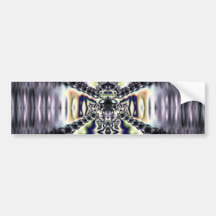Purple Space Bumper Sticker