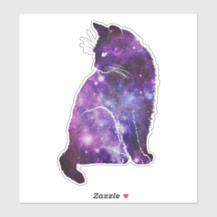 Purple Space Cat