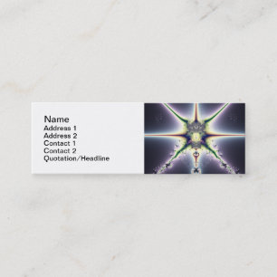 Purple Space Mini Business Card