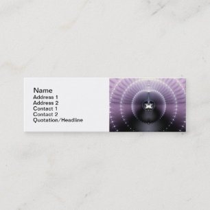 Purple Space Mini Business Card