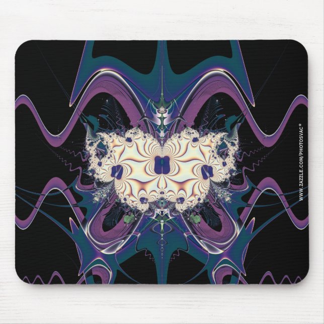 Purple Space Mouse Pad (Front)