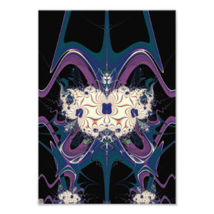 Purple Space Photo Print
