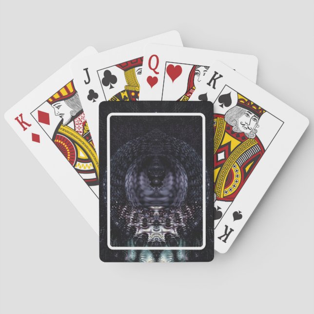 Purple Space Playing Cards (Back)