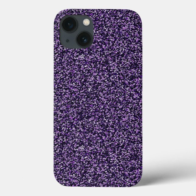 Purple Sparkle Case-Mate iPhone Case (Back)