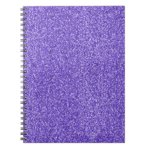 Purple Sparkle Glitter Notebook