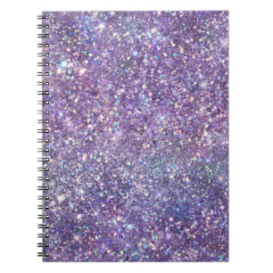 Purple Sparkle Glitter Notebook