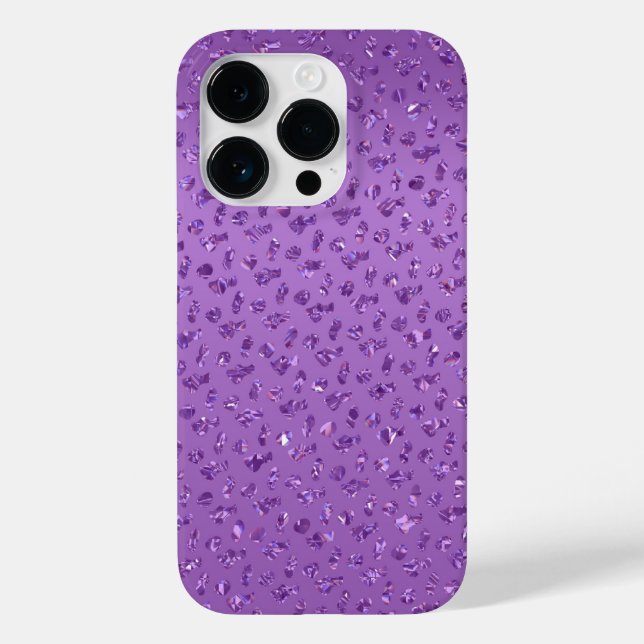 Purple Sparkle Mobile Phone Case (Back)