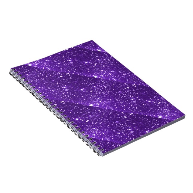 Purple Sparkle Notebook (Right Side)