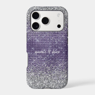 Purple Sparkle Silver Glitter