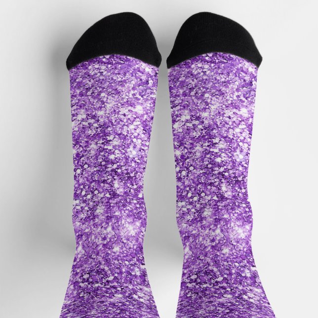 Purple Sparkle Socks (Top)