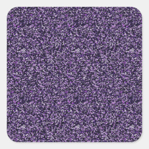 Purple Sparkle Square Sticker