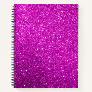 Purple Sparkly Glitter Notebook