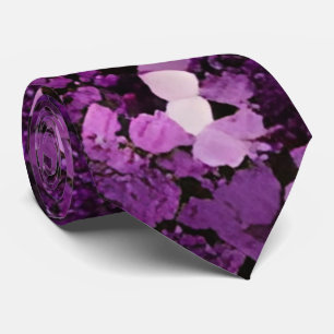 Purple Sparkly Sequin Neck Tie