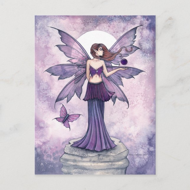 Purple Sphere Fairy Postcard (Front)