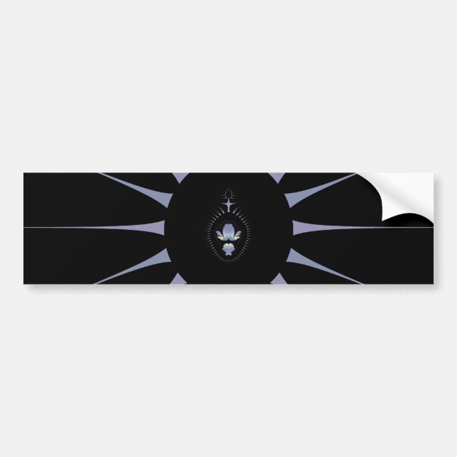 Purple Spider Bumper Sticker (Front)