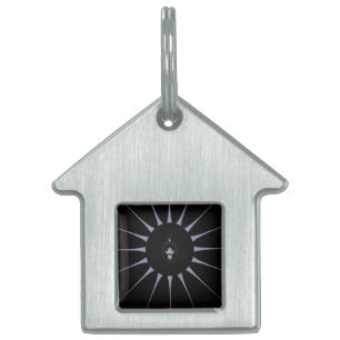 Purple Spider Pet Tag