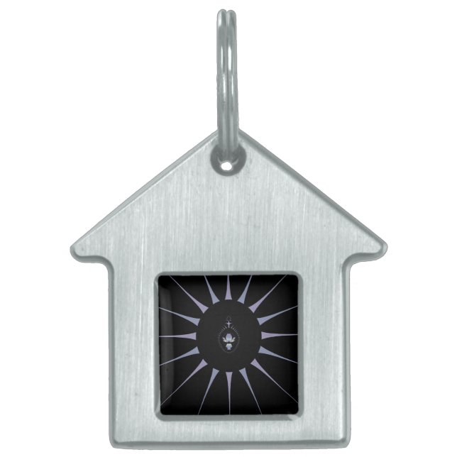Purple Spider Pet Tag (Front)