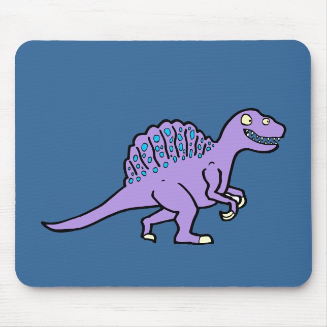 Purple Spinosaurus Mouse Pad (Front)