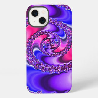 Purple Spiral iPhone 13 Case