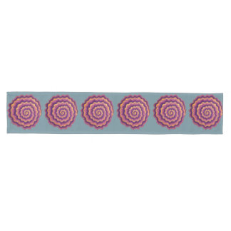 Purple Spirals  Medium Table Runner
