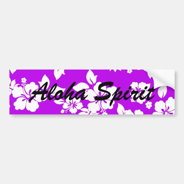 Purple Spirit Bumper Sticker (Front)