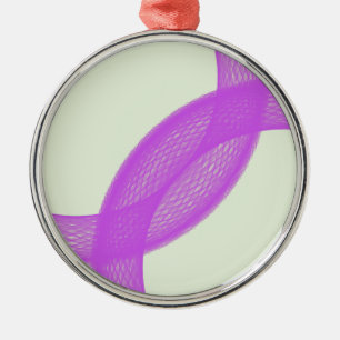 purple spiritual fulfilment metal tree decoration