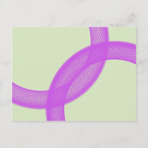 purple spiritual fulfilment postcard