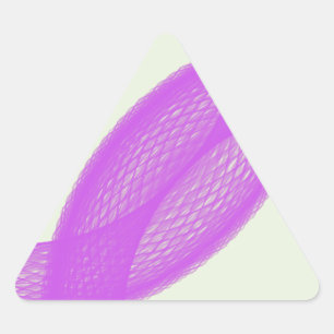 purple spiritual fulfilment triangle sticker