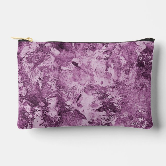 Purple Splattering Carry-All Pouch  (Front)