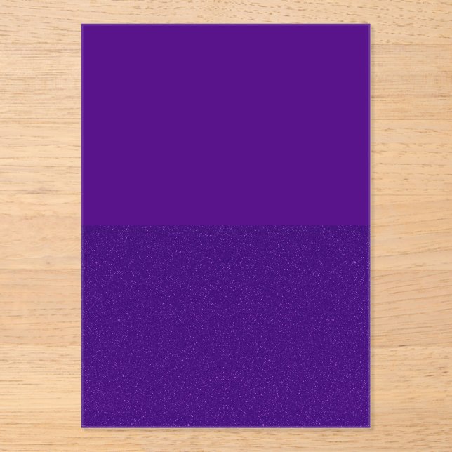 Purple Split Acrylic Invitation – Customisable (Front)