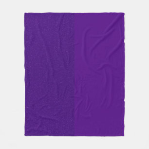 Purple Split Glitter Fleece Blanket – Customisable