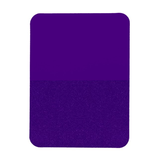 Purple Split Matte & Glitter Magnet – Customisable (Vertical)