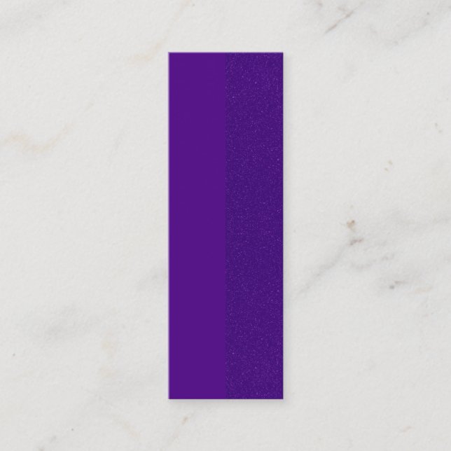 Purple Split Texture Business Card – Customisable (Front)