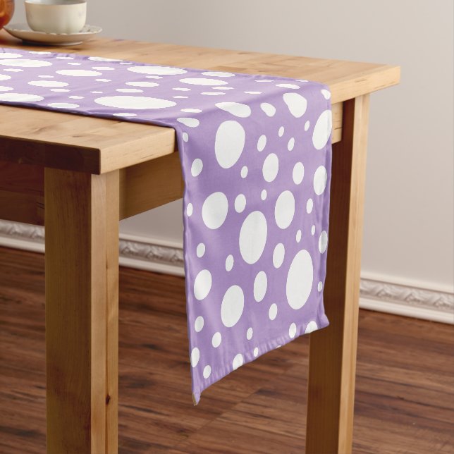 Purple Spots Table Runner (In Situ)