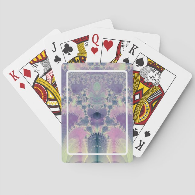 Purple Spring Playing Cards (Back)
