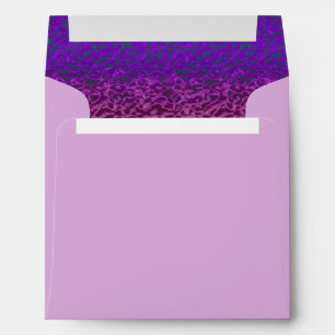 Purple Square Invitation Envelope - Batik Interior