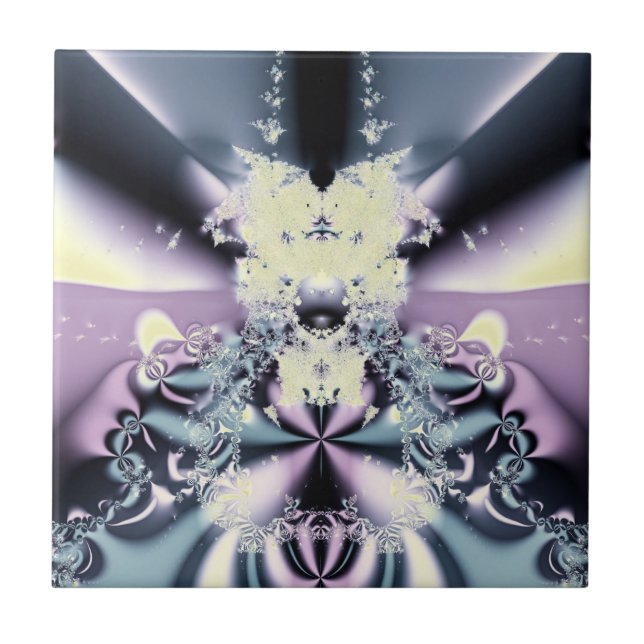 Purple Stage Ceramic Tile (Front)