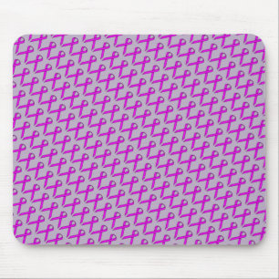 Purple Standard Ribbon by Kenneth Yoncich Mouse Pad