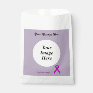 Purple Standard Ribbon Template by Kenneth Yoncich Favour Bag