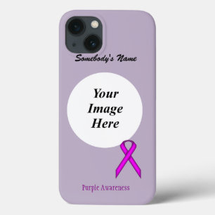 Purple Standard Ribbon Tmpl by Kenneth Yoncich iPhone 13 Case