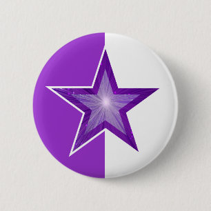 Purple Star button purple white