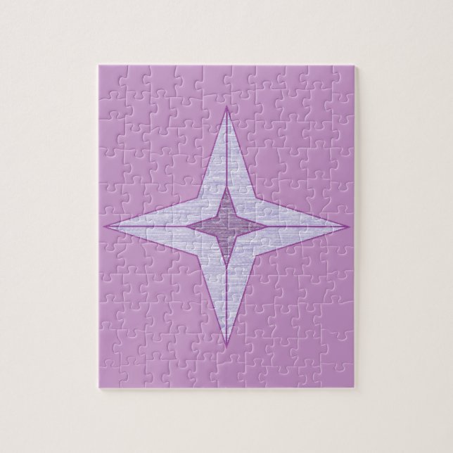 Purple Star Jigsaw Puzzle (Vertical)