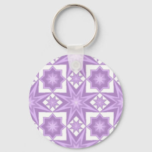 Purple Star Key Ring