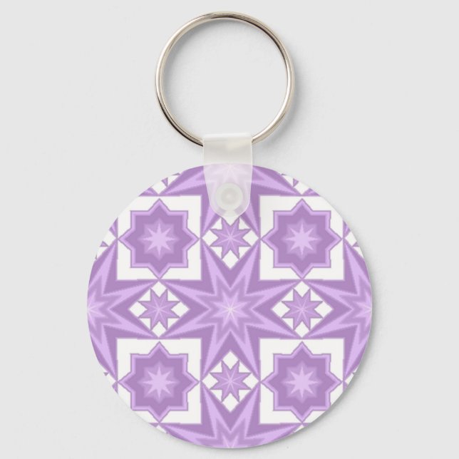 Purple Star Key Ring (Front)