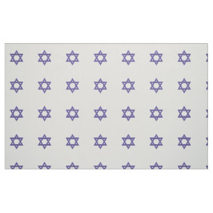 Purple Star of David Seamless Fabric