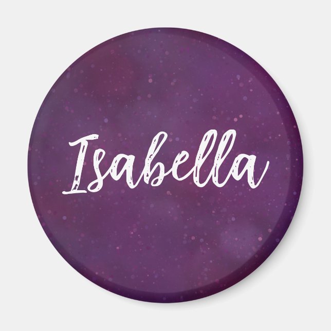 Purple star sky magnet (Front)